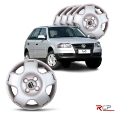 Calota Gol G4 2006 | Aro 13 | VW| Jogo com 4 Calotas Prata