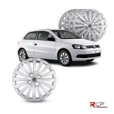 Calota Gol Voyage G6 G6 2014 | Aro 13 | VW | Jogo com 4 Calotas Prata