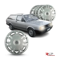 Calota Gol Parati Trend G4 | Aro 13 | VW | Jogo com 4 Calotas Prata