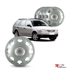 Calota Gol Parati Plus Mi | Aro 13 | VW | Jogo com 4 Calotas Prata