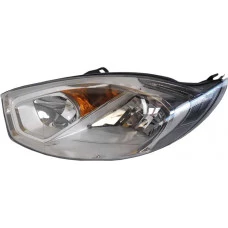 FAROL FORD H4 FIESTA 10>14 LD COM PISCA AMBAR/MASCARA METALIZADA