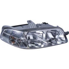 FAROL FIAT H7/H1 PALIO/WEEKEND/SIENA/STRADA 01>04 LE COM PISCA/CARCAÇA CINZA