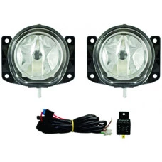 KIT FAROL AUXILIAR DE NEBLINA FIAT H1 PALIO/SIENA ECONOMY 11>15 GRADE PRETA