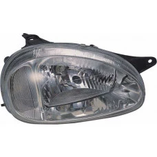 FAROL GM H4 CORSA 00>02/CLASSIC 01>10 LE COM PISCA AMBAR/CARCAÇA PRETA