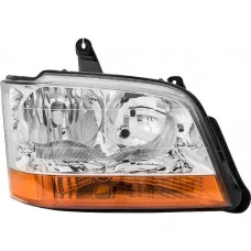 FAROL GM H7/H1 S10/BLAZER 01>11 LD COM PISCA AMBAR