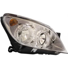 FAROL GM H7/H1 VECTRA/VECTRA GT 09>12 LE COM PISCA/MASCARA METALIZADA