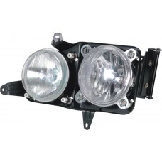 FAROL MB H7/H1 ACCELO 03> 915C/715C LE COM SUPORTE AÇO PRETO