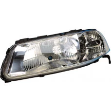 FAROL VW H4 GOL/PARATI/GOL TURBO 99/SAVEIRO 00> LE MASCARA CROMADA/COM PISCA