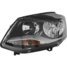 FAROL VW H7/H1 FOX/SPACEFOX 10> LE COM PISCA / MASCARA METALIZADA