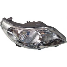 FAROL VW H7/H1 GOL/VOYAGE/SAVEIRO G5 07> LE COM PISCA/MASCARA CINZA/TIPO VALEO
