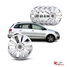 Calota Fox Spacefox 2015 | Aro 15 | VW | Jogo com 4 Calotas Prata