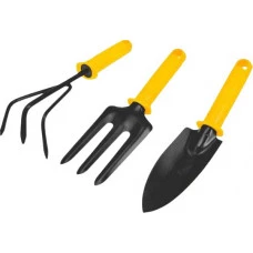 CONJUNTO PARA JARDIM COM 3 PECAS CABOS PLASTICOS