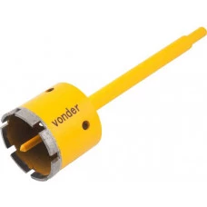 SERRA COPO DIAMANTADA COM HASTE 65 MM